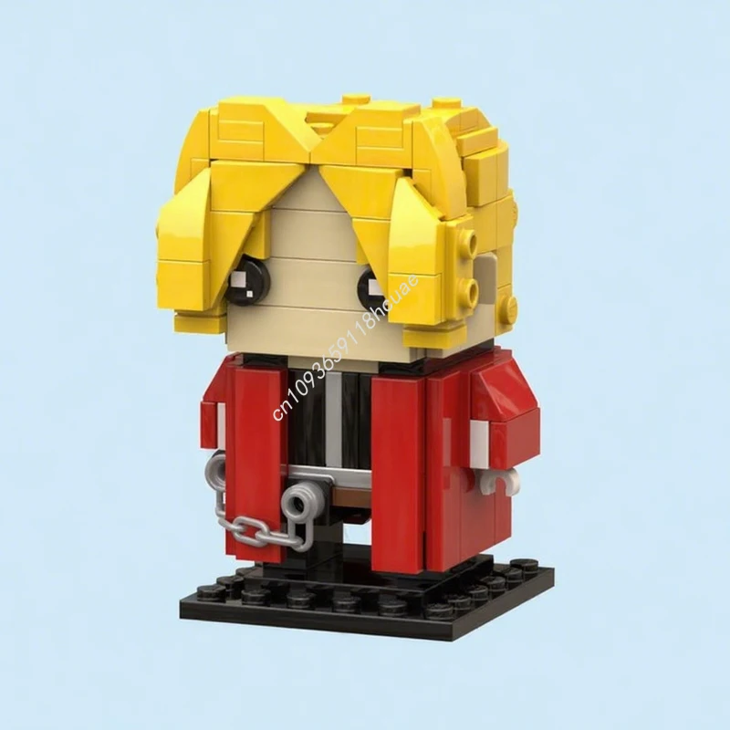 

180 шт. MOC Эдвард Элрик Сталеметс Алхимик Brickheadz Строительные блоки Рождественский подарок Лучшие идеи подарков на день рождения DIY для взрослых