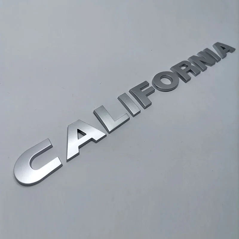 AUTOFINEST 2020 California XXL-Schilder mit hinterem Schriftzug 2019, California Ocean Trunk Emblem Car 4