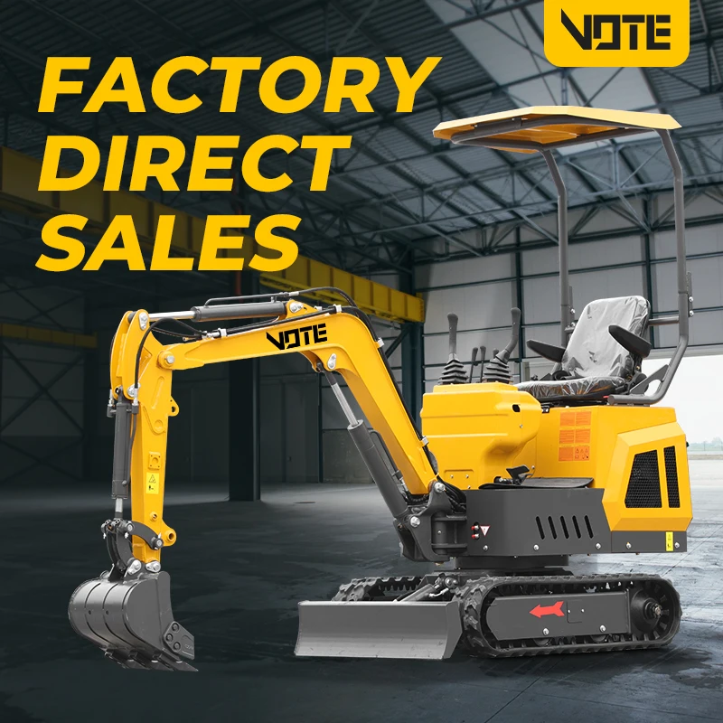 Free Shipping Small Mini Excavator 1 Ton 2 Ton Factory CE Approved Chinese Mini Engine Excavator Micro Digger for Sale