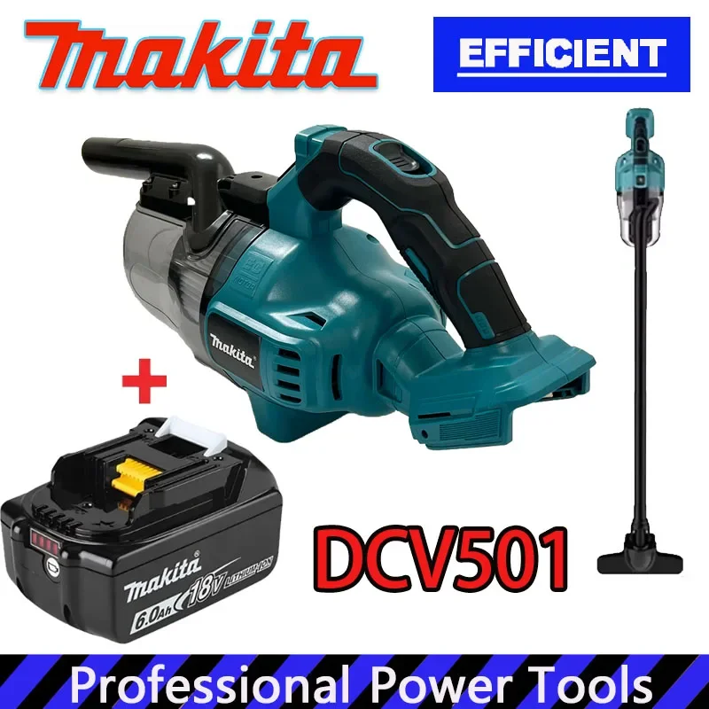

Беспроводной ручной пылесос Makita для пола, ковров, автомобиля, удаления шерсти животных, мощный инструмент для уборки