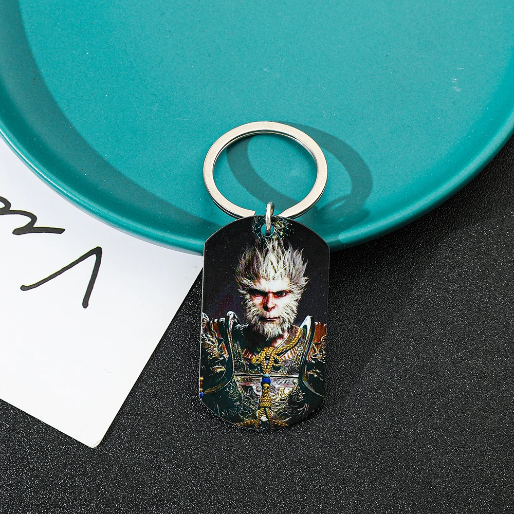 Black Myth: Wukong Keychain Popular Game Peripheral Man of Destiny Qi Tian Da Sheng Keychain Good Friend Gift