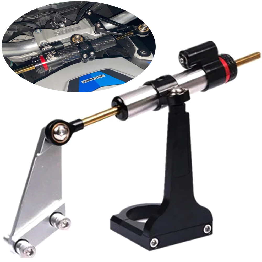 

Motorcycle For Colove KY500X KY 500X KY500 X 500X CNC Adjustable Steering Damper Stabilizer