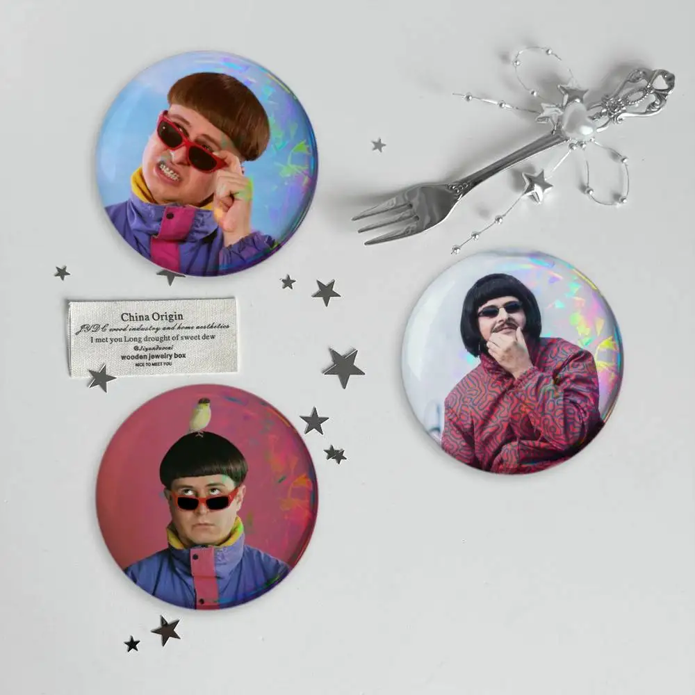 RIP O-Oliver Tree-S Brooches Cartoon Badge Pins Backpack Hat Accessories Friend Gift
