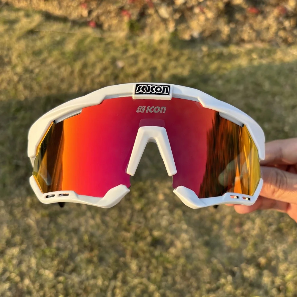 SCICON Photochrome Fahrradbrille Outdoor-Sportsonnenbrille Herren MTB-Fahrradbrille Damen Straßen-Mountainbike-Brille – Detail 17