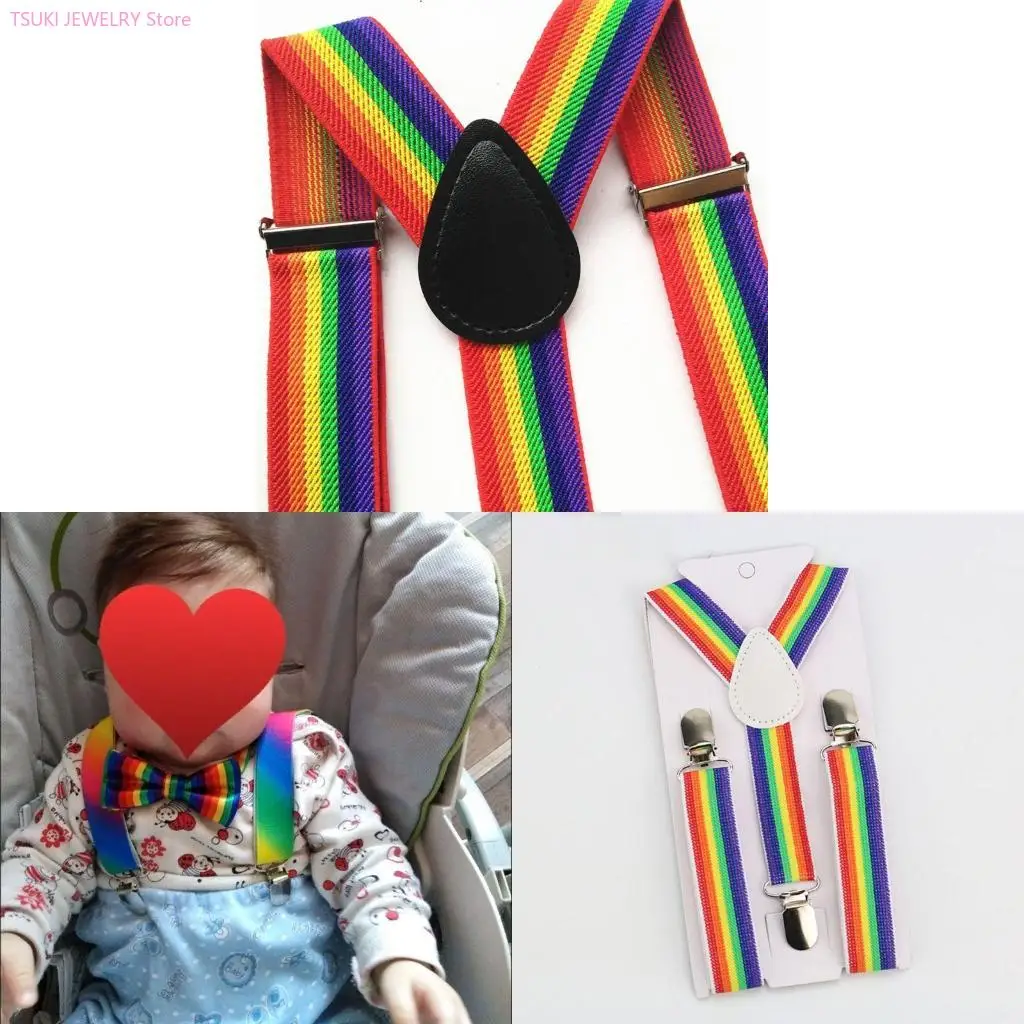 62ke-子供レインボー-ストラップ-クリップ-カラフルなストライプのベビー-サスペンダー-ベルト-男の子と女の子