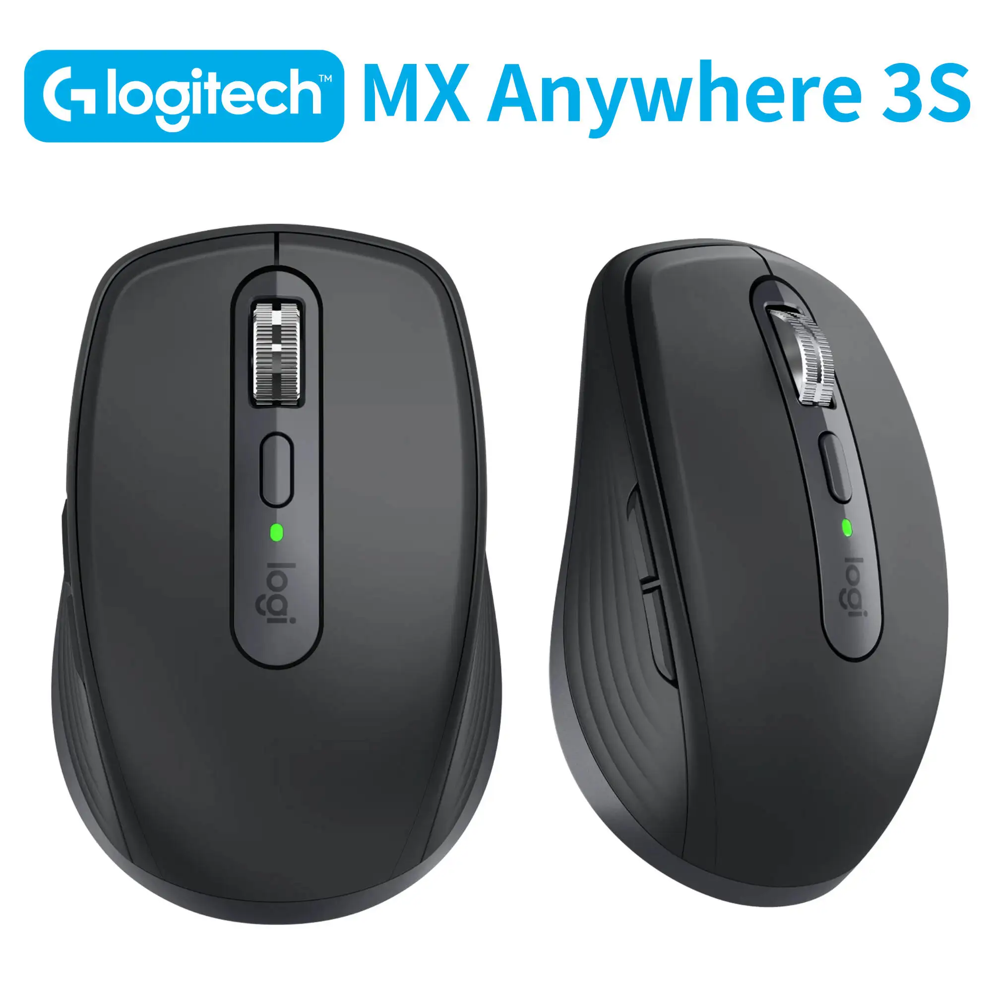 

Logitech MX Anywhere 3S Mouse – 8K DPI Sensor, MagSpeed Scroll, Quiet Clicks, Multi-Device Bluetooth Connectivity