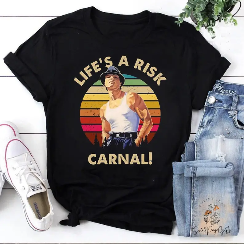 Blood in Blood Out Life's A Risk Carnal Vintage T-Shirt, Miklo Shirt, Vintage Movie Shirt