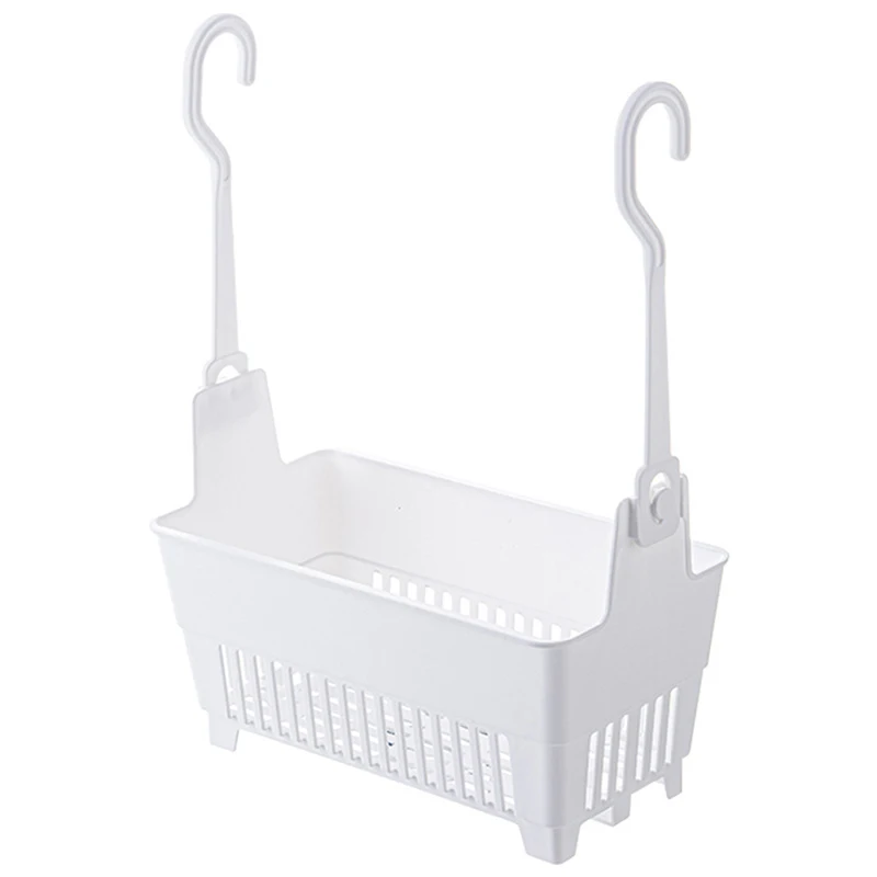 Multifunctional Container Storage Basket with Hanging Hook Household Shower Supplies Organizer for Home Kitchen Bathroom Toilet