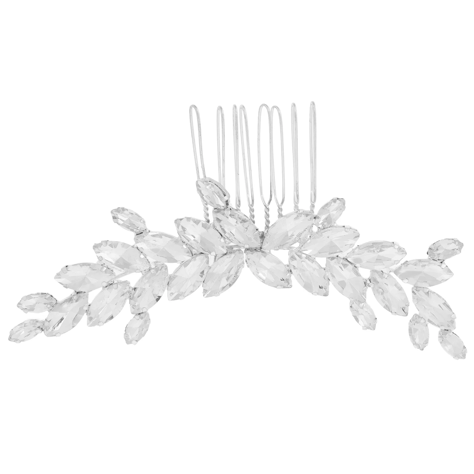 Bridal Hair Accessories Comb Wedding Combs Flower for Bride Piece Clips Vine Silver Decorative Bridesmaid