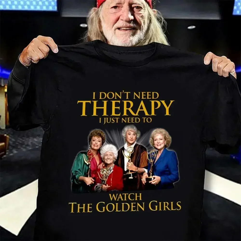Signature Golden Girls pour les fans Chemise unisexe en coton épais noir toutes tailles