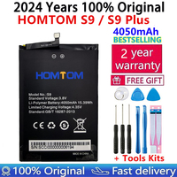 100% New Original homtom S9 Plus Battery 4050 mAh for HOMTOM S9 S9 Plus Smart Phone Batteries Bateria +Free Tools