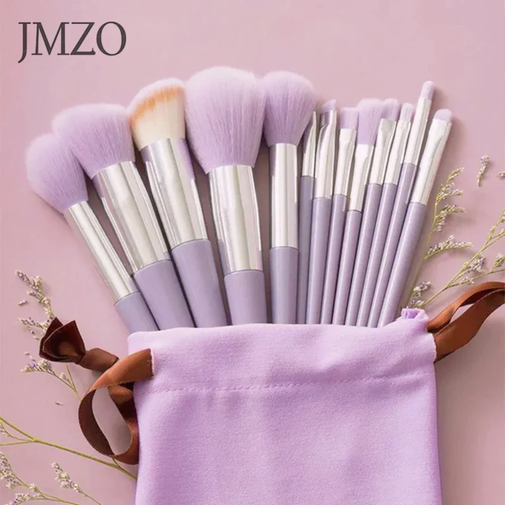 13PCS Soft Makeup Brushes Set Cosmetics Kit Foundation Blush Powder Eyeshadow Kabuki Blending Make Up Brush Women Beauty Tools