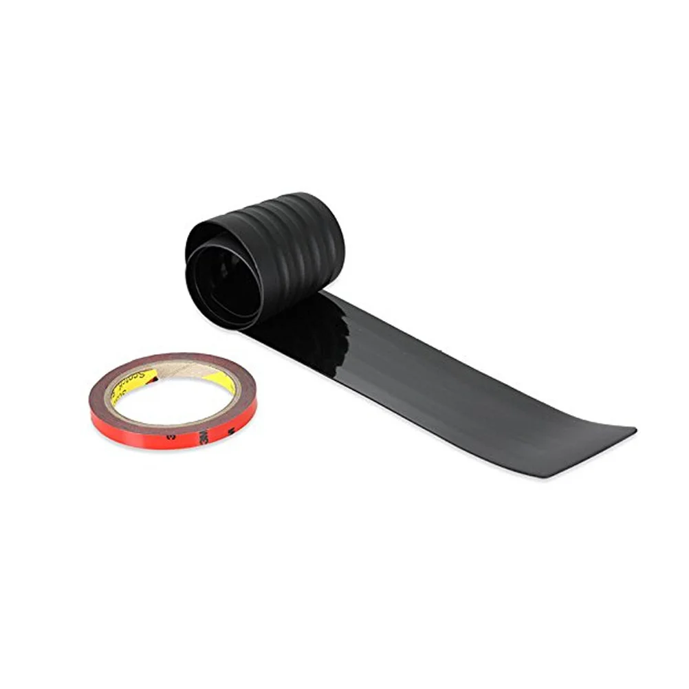 

Universal 104X8Cm Rubber Car Door Protector Guard Auto Suv Truck Matte Surface Groove Design Non-Slip Wear Resistant Scratch