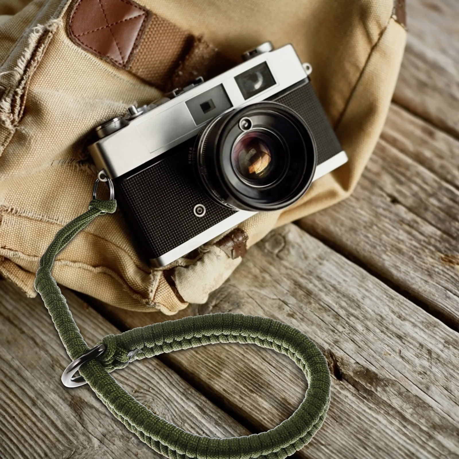 

1pc Camera Hand Strap Nylon Stainless Steel Durable Lightweight Fit For Dslr Digital Cameras Portable Lanyard Quick Release