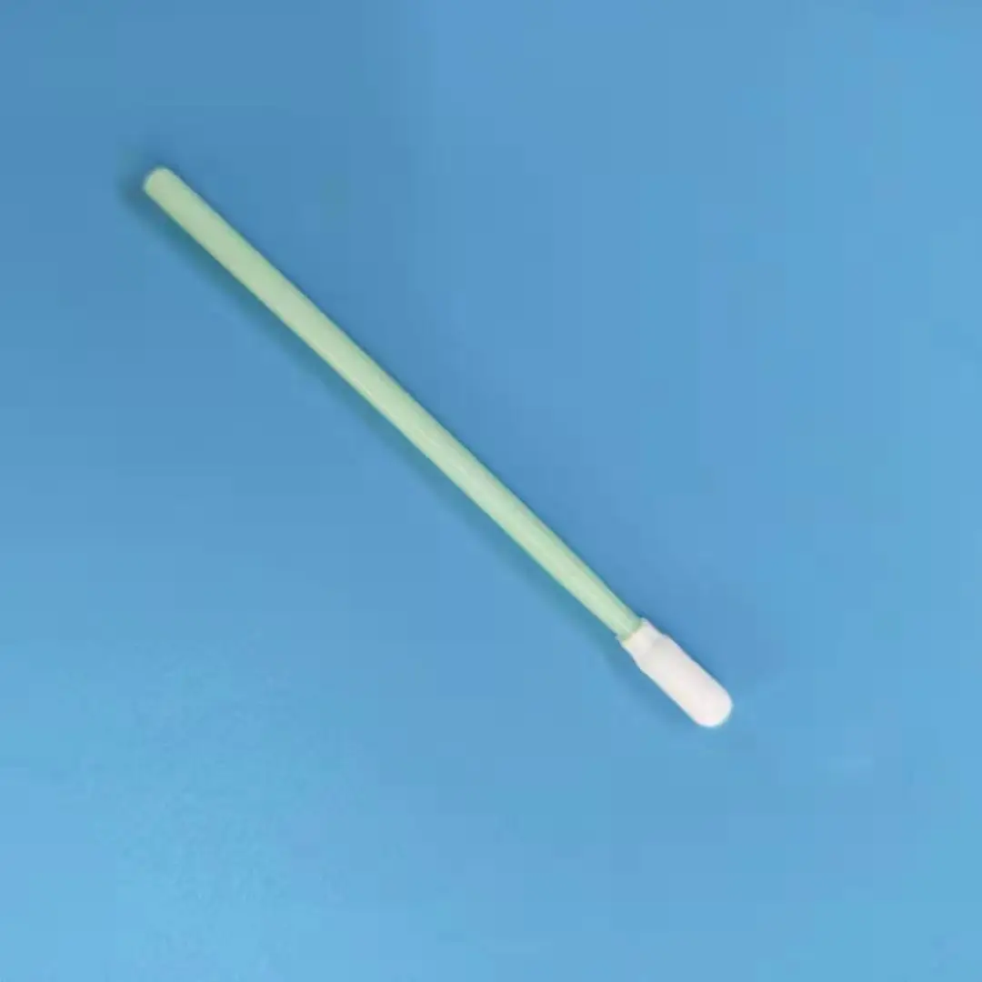 100pcs Cleanroom ESD Cloth Stick Polyester Tip Swab Double-layer Knitted Polyester Cleaning Swab For PCB Printer Head Optic Lens