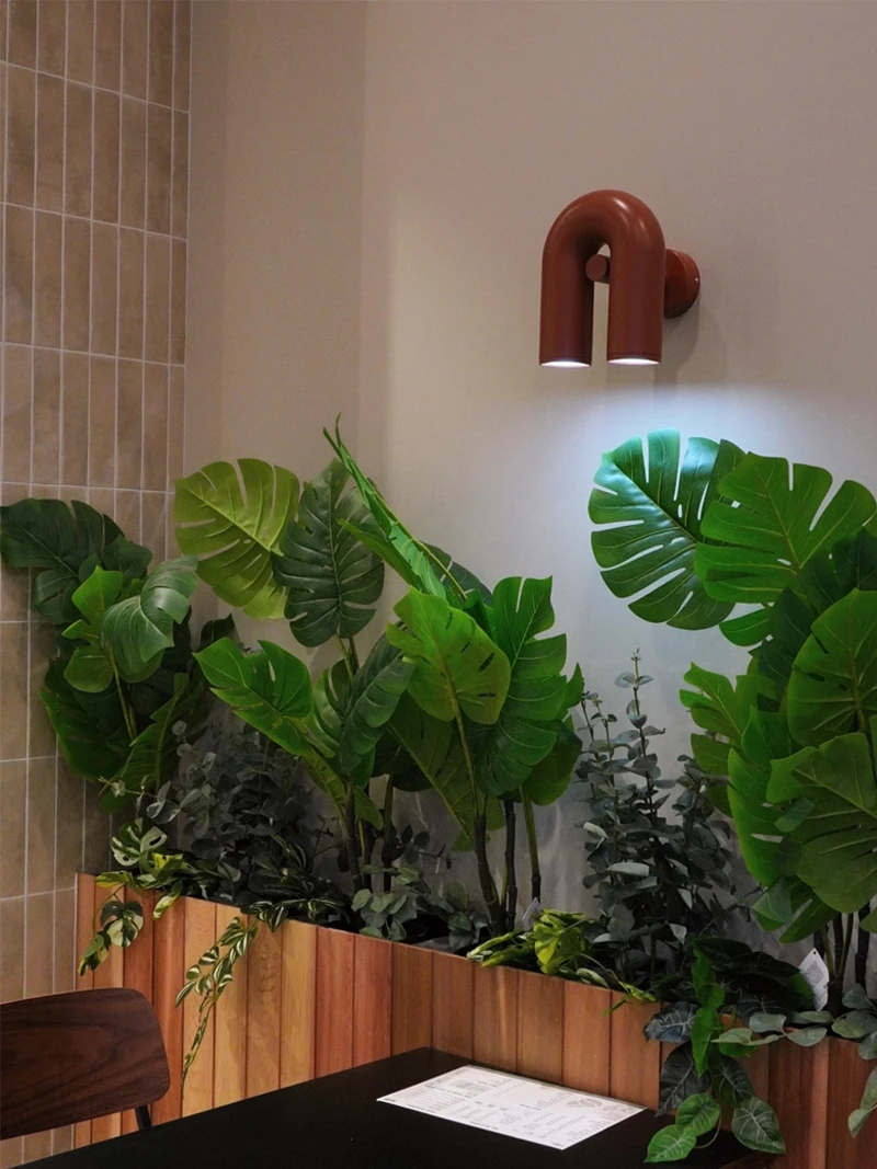 

Creative Bedroom Bedside U-shaped Wall Light Atmospheric Living Room Background Wall Lamps Nordic Study Dining Room LED Lighting