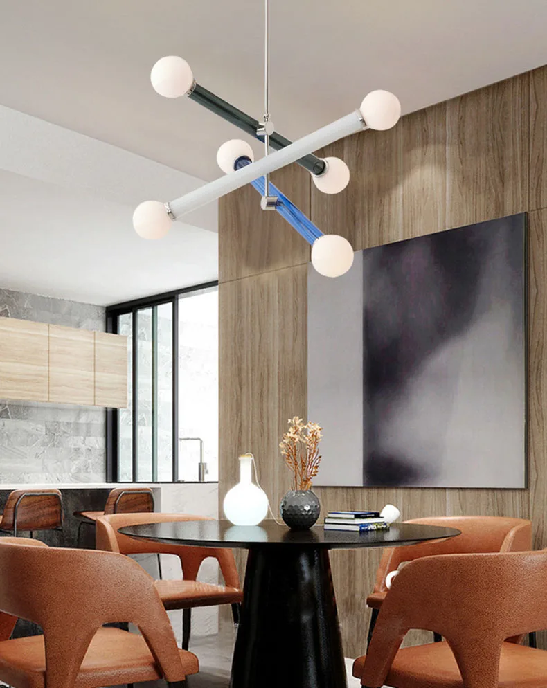 Minimalist Colorful Chandelier
