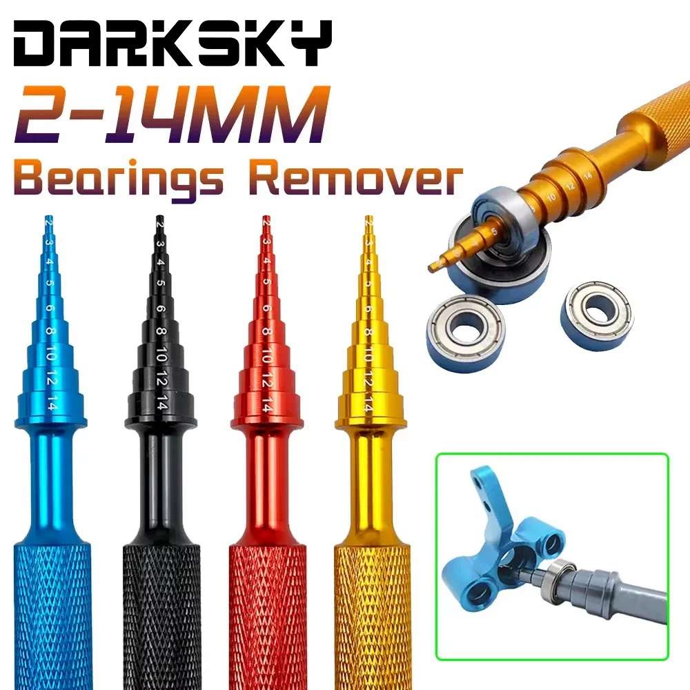 RC Car Bearings Remover Disassemblers Tools Repair Tools Puller Bearing Remove Installers Hand Tool Set For 2-14mm