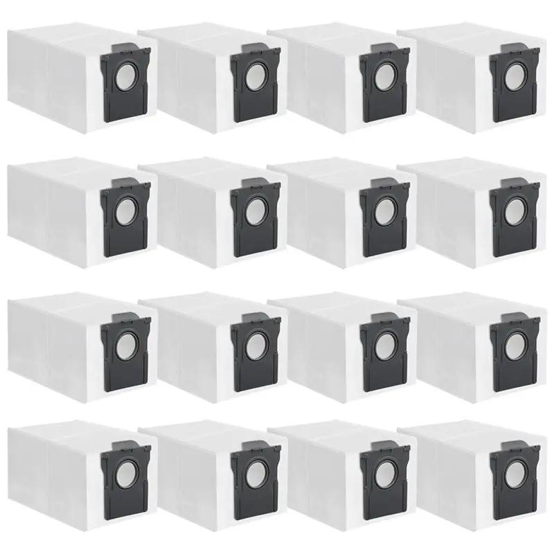 AB43-16Pack Мешки для сбора пыли для пылесосов Dreame L10s Ultra, X40 Ultra, X50 Ultra, L40 Ultra, а также для Mova E40/P10/P50 Pro Ultra
