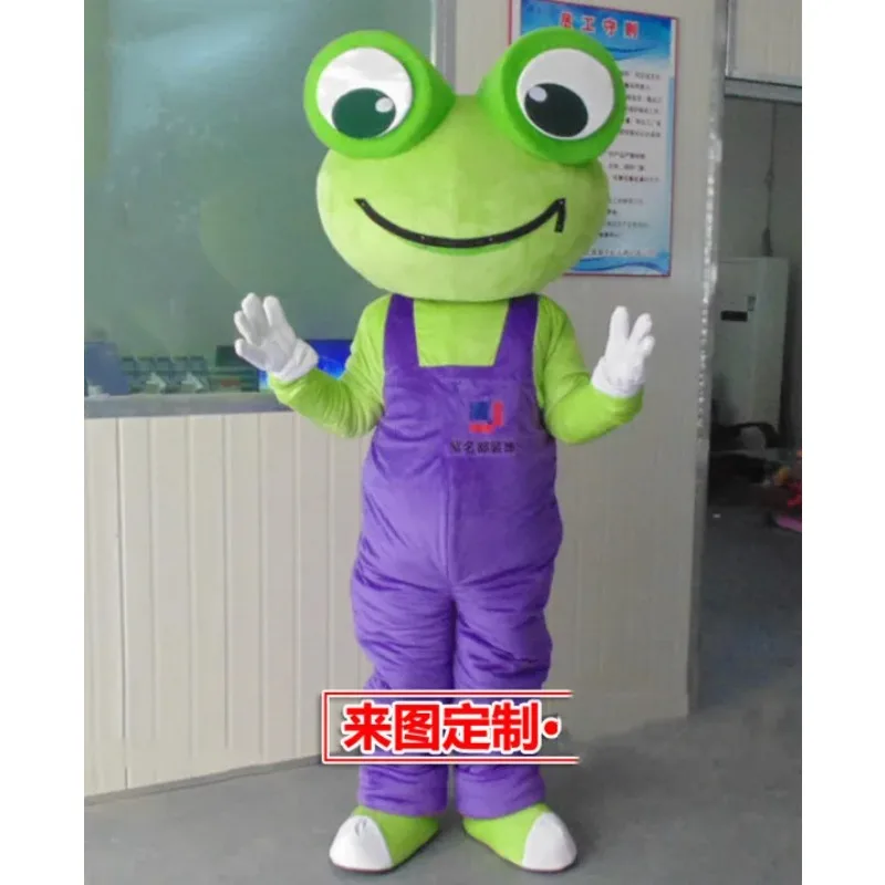

Make EVA Material Frogs Mascot Costumes Frog Cartoon Apparel Birthday Party Masquerade Mascot Costume for Christmas Adult Suit
