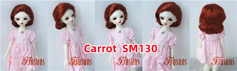 JD338 4-5' 5-6' 6-7' 7-8' 8-9' 9-10' Retro Monroe Wave Synthetic Mohair Doll Wigs 1/8 1/6 1/4 1/3 MSD SD DOD Blythes BJD Hair