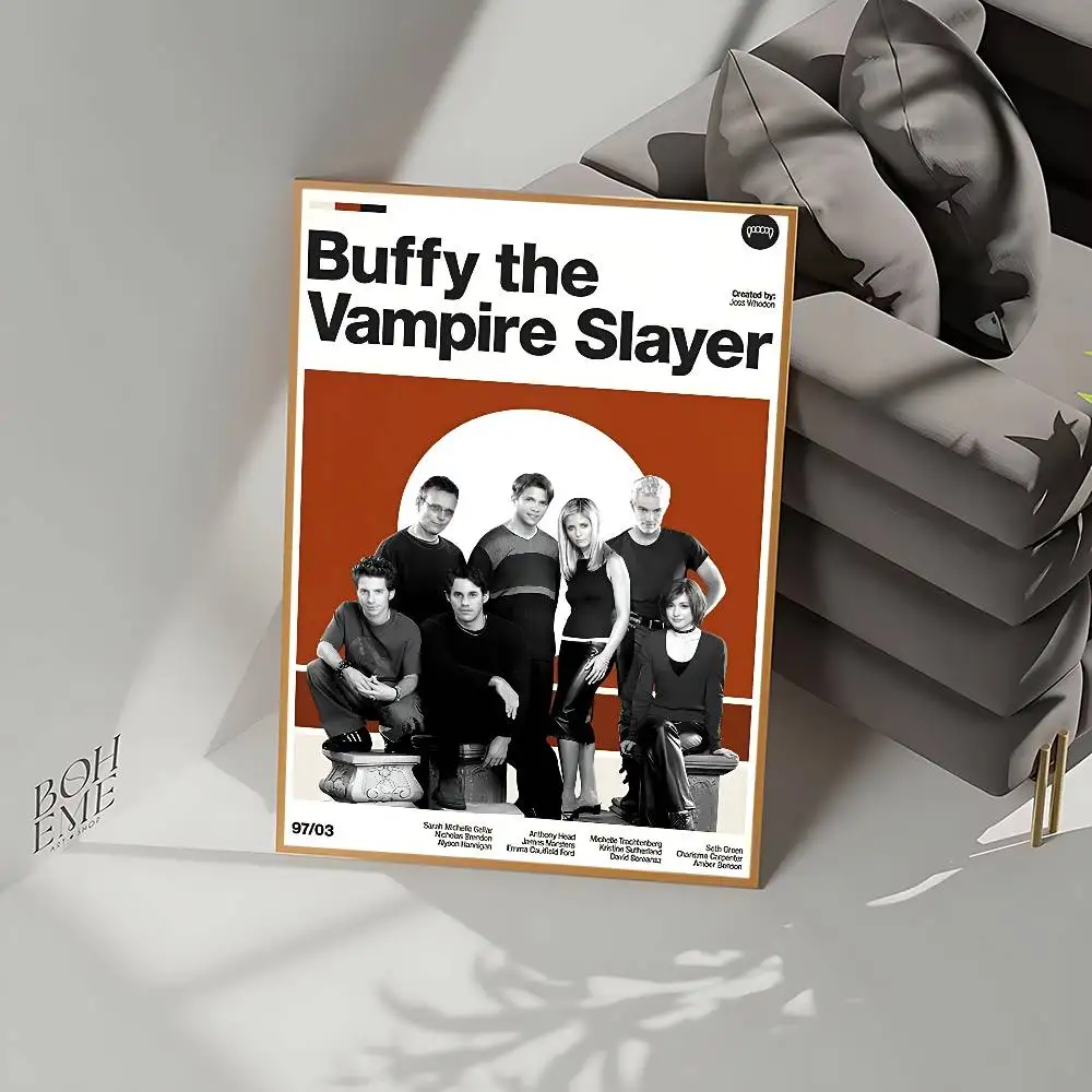 بافي مصاص الدماء القاتل المشارك لا مؤطرة المشارك كرافت نادي بار ورقة خمر ملصق جدار الفن اللوحة غرفة نوم دراسة ملصقات