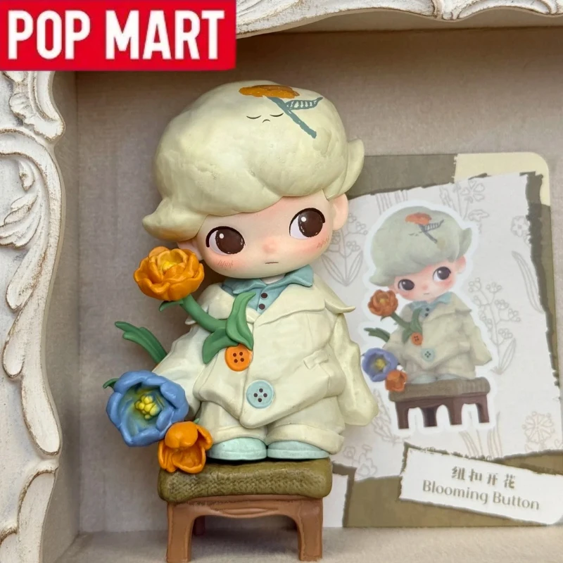 

Подлинная серия POPMART DIMOO The Missing Day Mystery Box, натуральная глухая коробка, украшение для сумки, фигурки, декор, модель настольной куклы