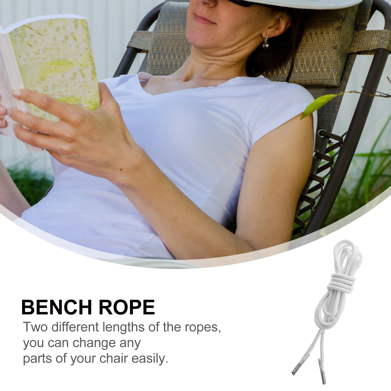 4 Pcs Chaise Rope Sun Chairs Loungers Replacement Cord Deck Bungee Cords Recliners Repair Tool Oxford Longue Ropes