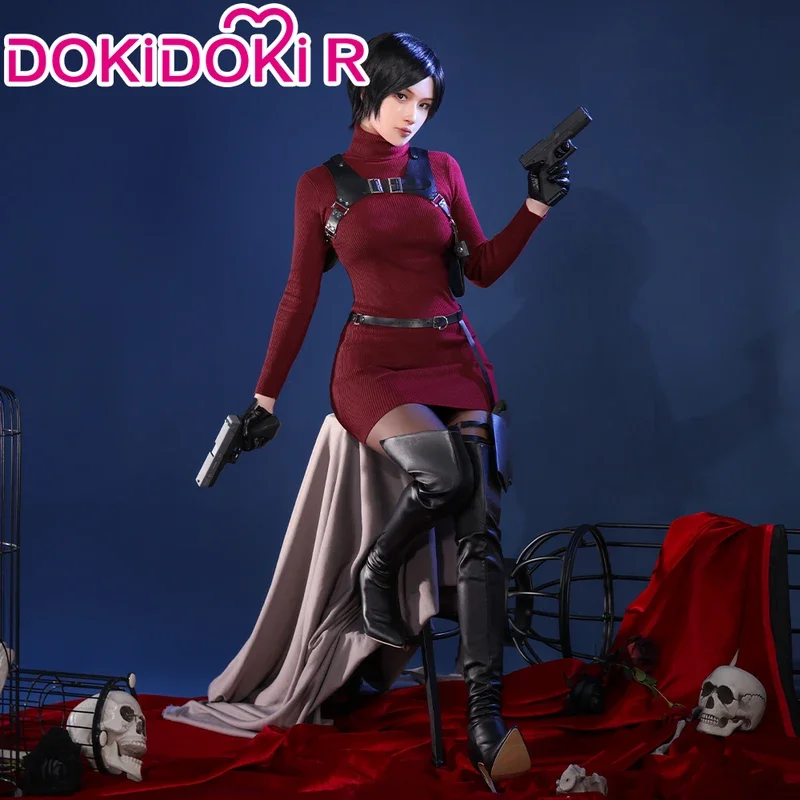 In stock ADAA WOGG cosplay game costume cosply xs-3xl 】 DOKIDOKI-R women sexy sweater dress ADAA cosplay plus size