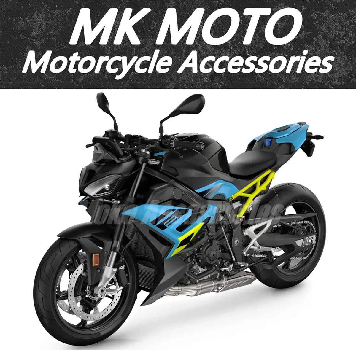 

Комплект обтекателей для мотоцикла Moke moto, подходит для S1000R 2025, новый комплект кузовных работ высокого качества, инъекция ABS, черный, синий, зеленый