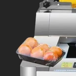 Supermarket Stainless Steel Automatic Meat Fresh Fruit Film Packaging Machine Tray Wrapping Sealing Packing Machine