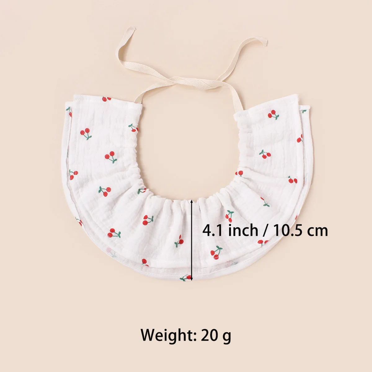 Baby Drawstring Adjustable Bibs Newborn 4-layers Gauze Burp Cloth Children Cotton Cute Bandana Feeding Saliva Towel