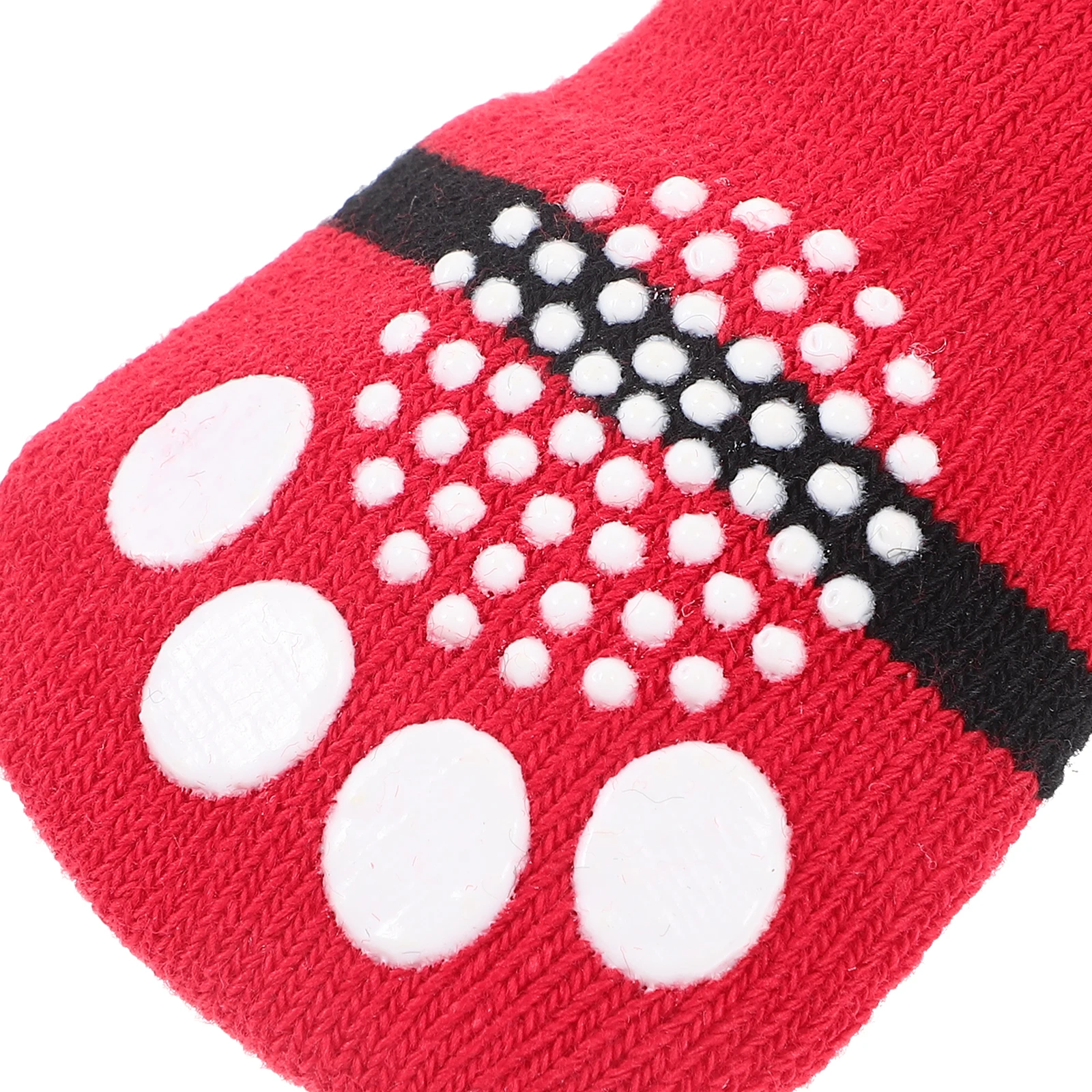 

4pcs Christmas Pet Socks Breathable Dog Socks Compact Antiskid Paw Protectors Washable Reusable Small Dog Accessories
