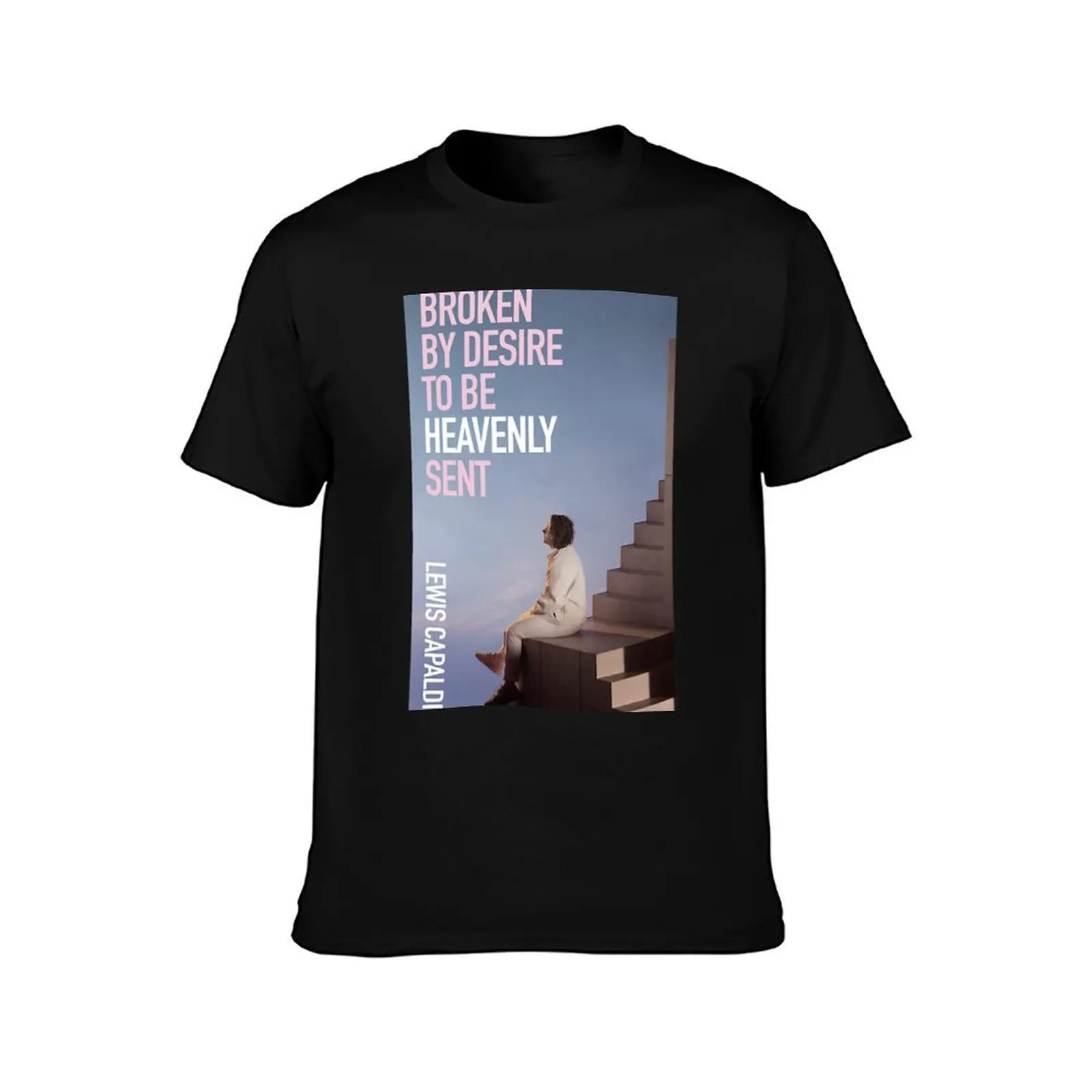 Lewis Capaldi Broken Desire T-Shirt t shirts for man pack white T-Shirt