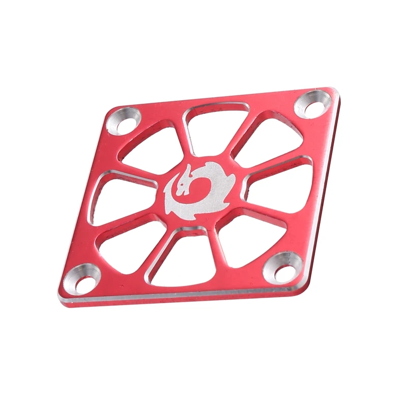 

40Mm Rocket Cooling Fan Carbon /Metal Cooling Fan Cover For RC Motor ESC Cooling Fan Protective Cover ,Red