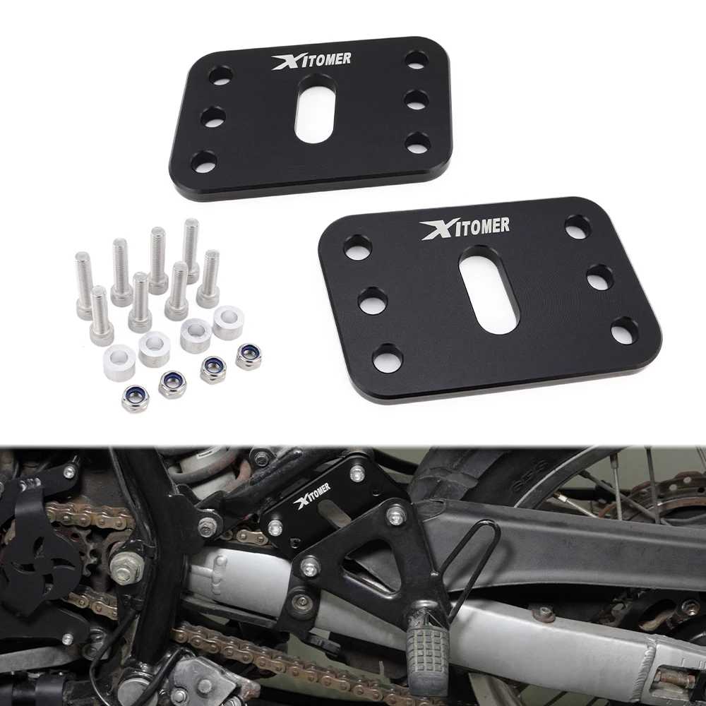 

Комплект кронштейнов для занижения и перемещения алюминиевых подножек пассажира мотоцикла, задние подножки для Kawasaki KLR650 KLR 650 2008-2018
