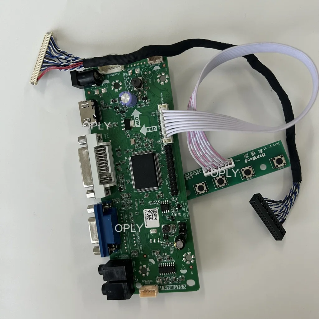 Controller Board HDMI-compatible VGA DVI M.NT68676 Kit for LM215WF3 LM215WF3-SLA1/SLK1 1920X1080 21.5