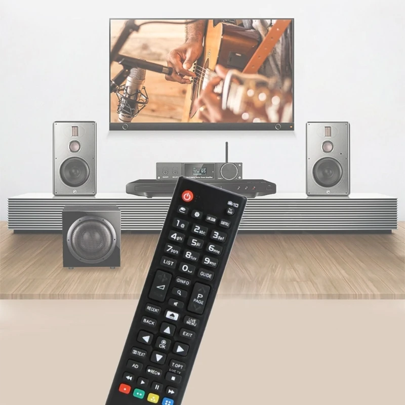 교체용 스마트 리모컨 AKB74915324 설정이 필요하지 않음 경량 리모컨 미끄럼 방지 리모컨