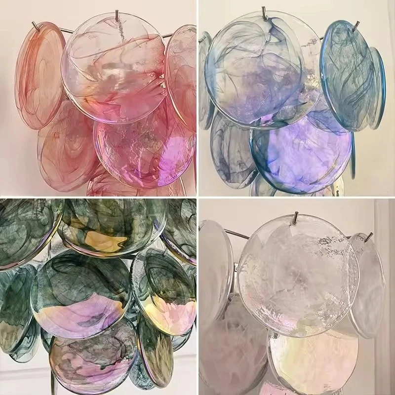 French Glass Wall Lamp Bedroom Bedside Lights Light Luxury and High-end Feeling Retro Living Room Wall Decoration Lighting view 2