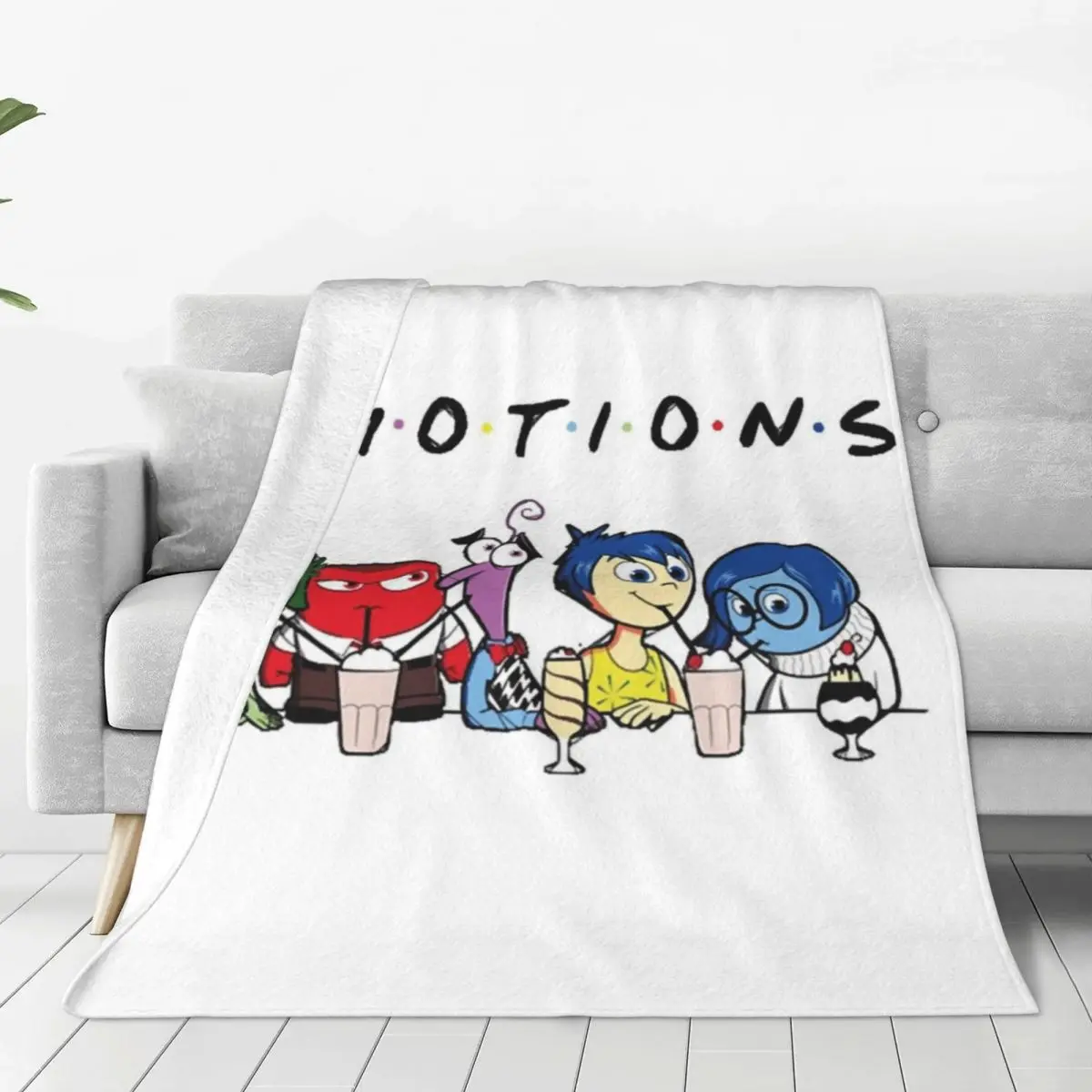 

Inside Out Soft Flannel Throw Blanket - Cozy and Lightweight Fleece Blanket for Home, Travel, and Outdoor Use All Year Round