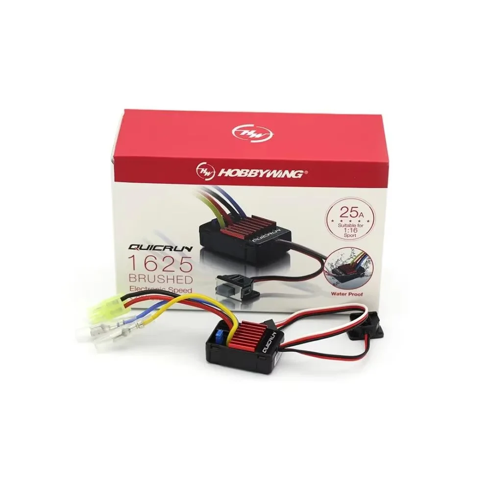 Hobbywing QuicRun 1625 Brushed ESC High reliability and durability Automatic throttle stroke calibration