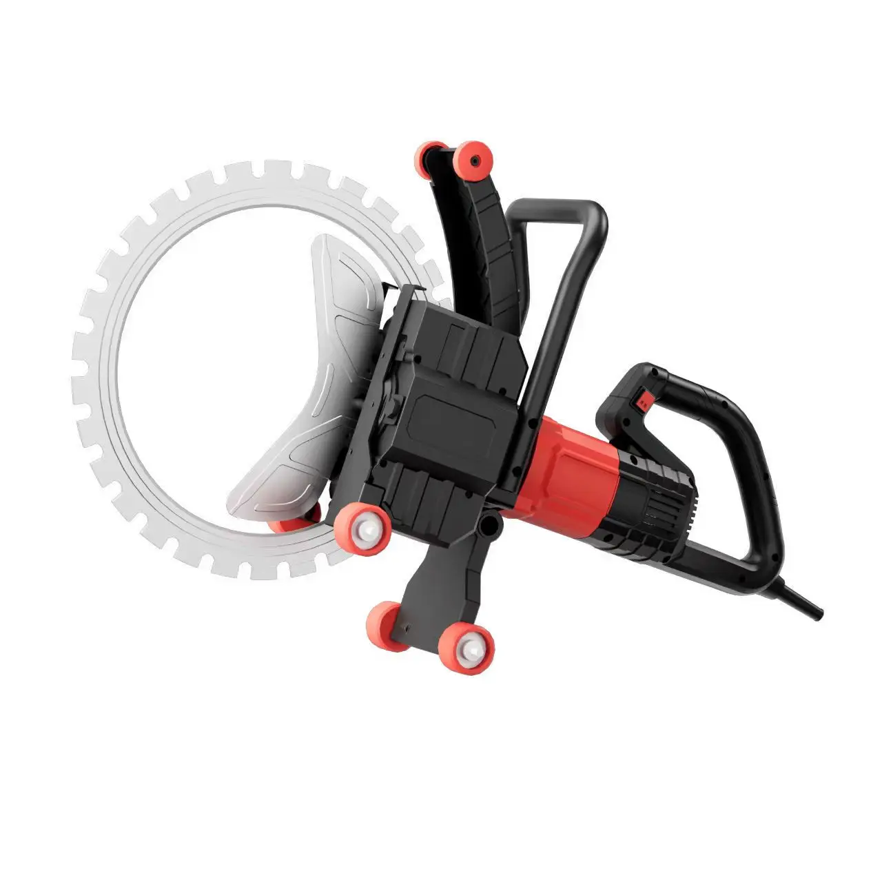 Wysokowydajna elektryczna frezarka do rowków i szczelin z silnikiem centralnym 220V 6000W, konstrukcja z długim uchwytem.