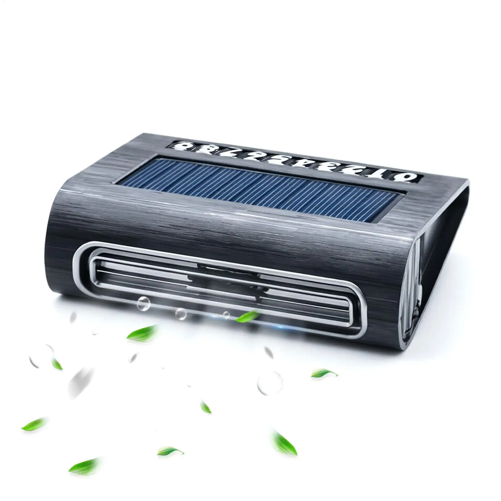 USB & Solar Charging Solar Air Purifier Effective Pet Odor Removal Portable Air Cleaner For Car Drivers Home Bedroom Nursery