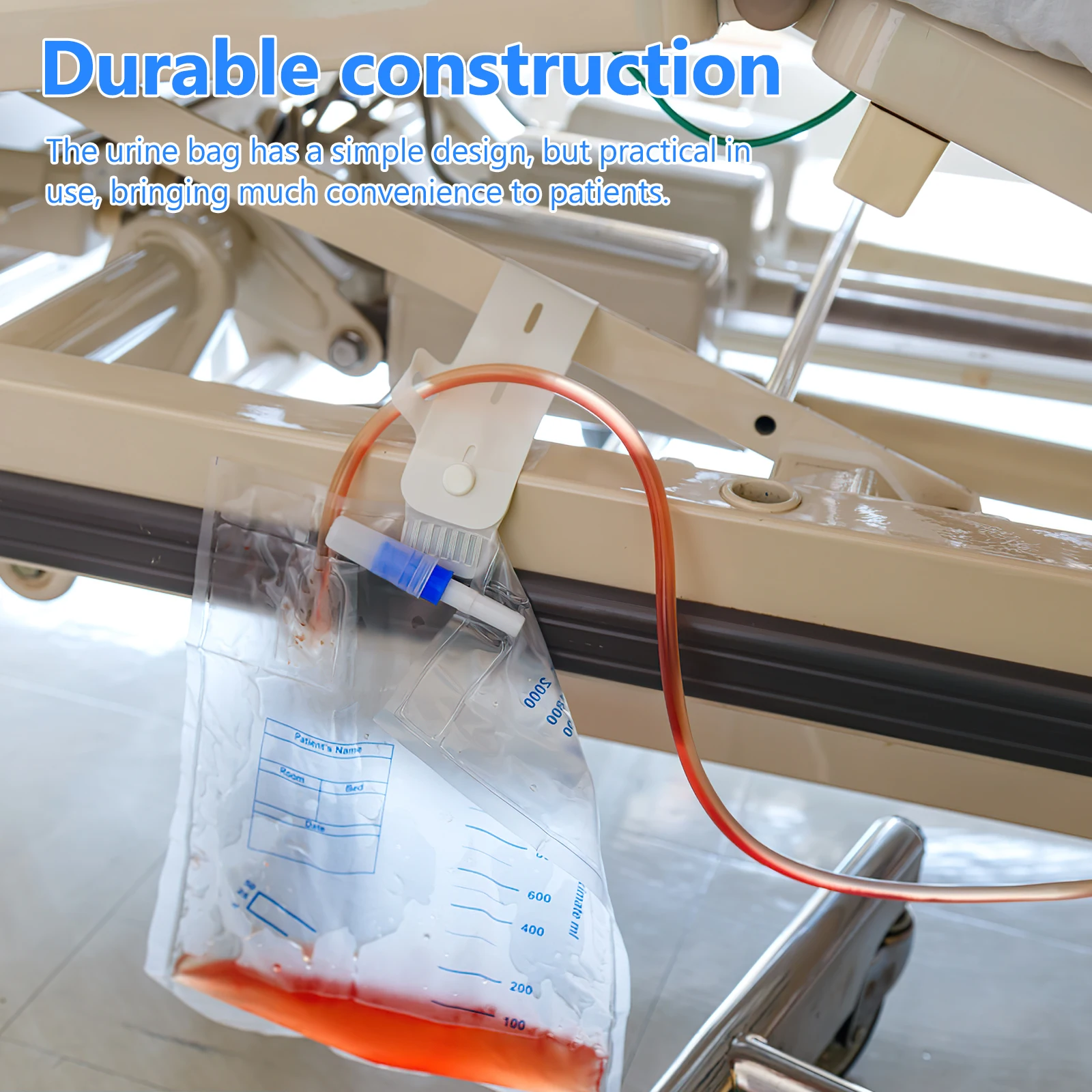 

Anti-counter-flow Liquid Storage Bag High Capacity Portable Urinal Toilet Bags Elder