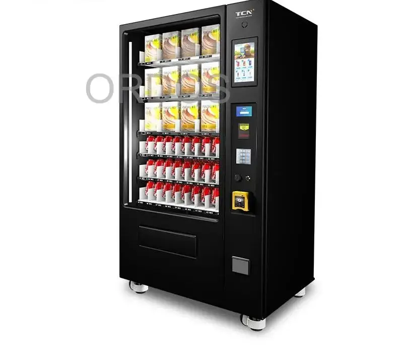 Popular Snack Drink 10 Inches combo vending machine  vending machine for foods and drinks