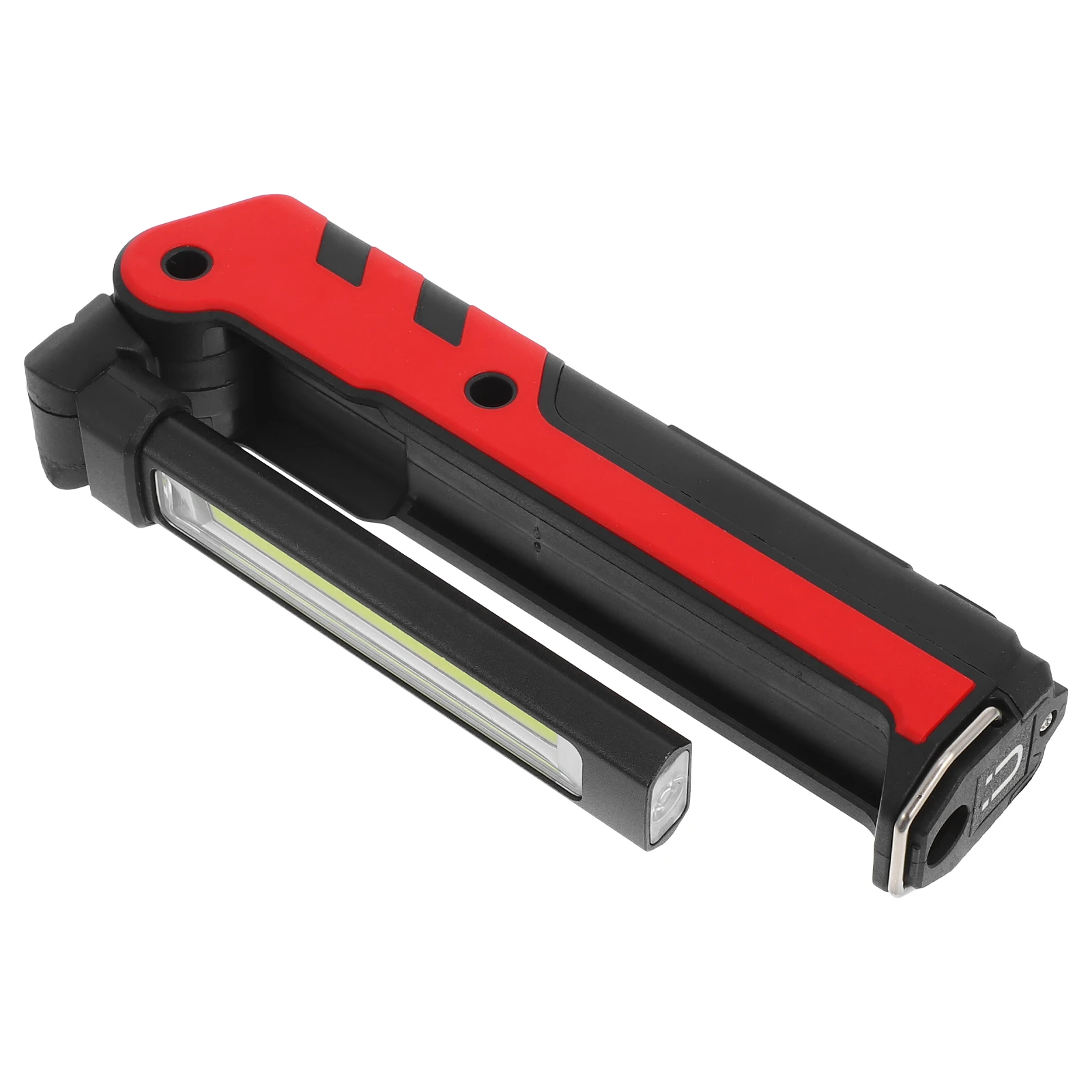 

1 комплект 【1 комплект】USB перезаряжаемый светодиодный рабочий фонарь Cob фонарик складной резиновый противоскользящий походный светильник 270 ° Вращающийся алюминиевый нагрев
