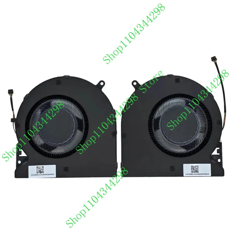 PJSE CPU / GPU Cooling Fan for Razer Blade 15 RZ09-0301 02385 RZ09-0288 RZ09-0313 0330 0367 DFS5K123043635 DFS5K121144645