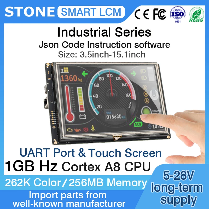 Open Frame/ Embedded Panel 8,0 zoll Touch Screen Monitor für Industrial Control