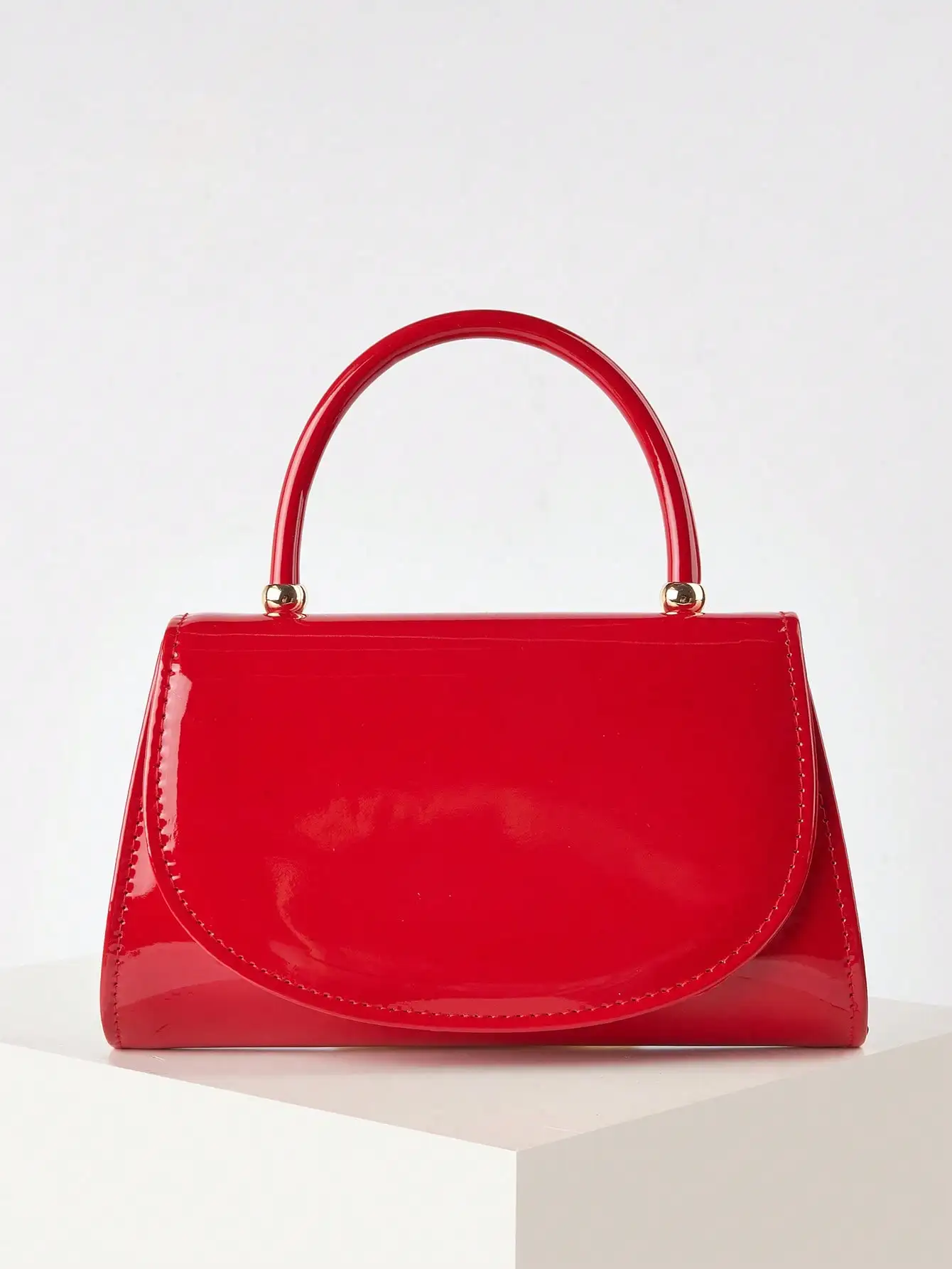 

Fashion Solid Color Mirrored Evening Bag Elegant for Wedding Party Banquet Gift for Women