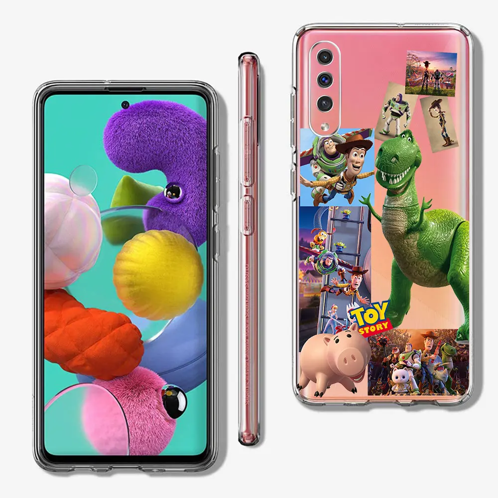 Disney Toy Story Case for Samsung Galaxy A70 A70s A20e A30s A8 A40 A50 A50s A20 A30 A7 A6 2018 A25 Soft Transparent Phone Cover